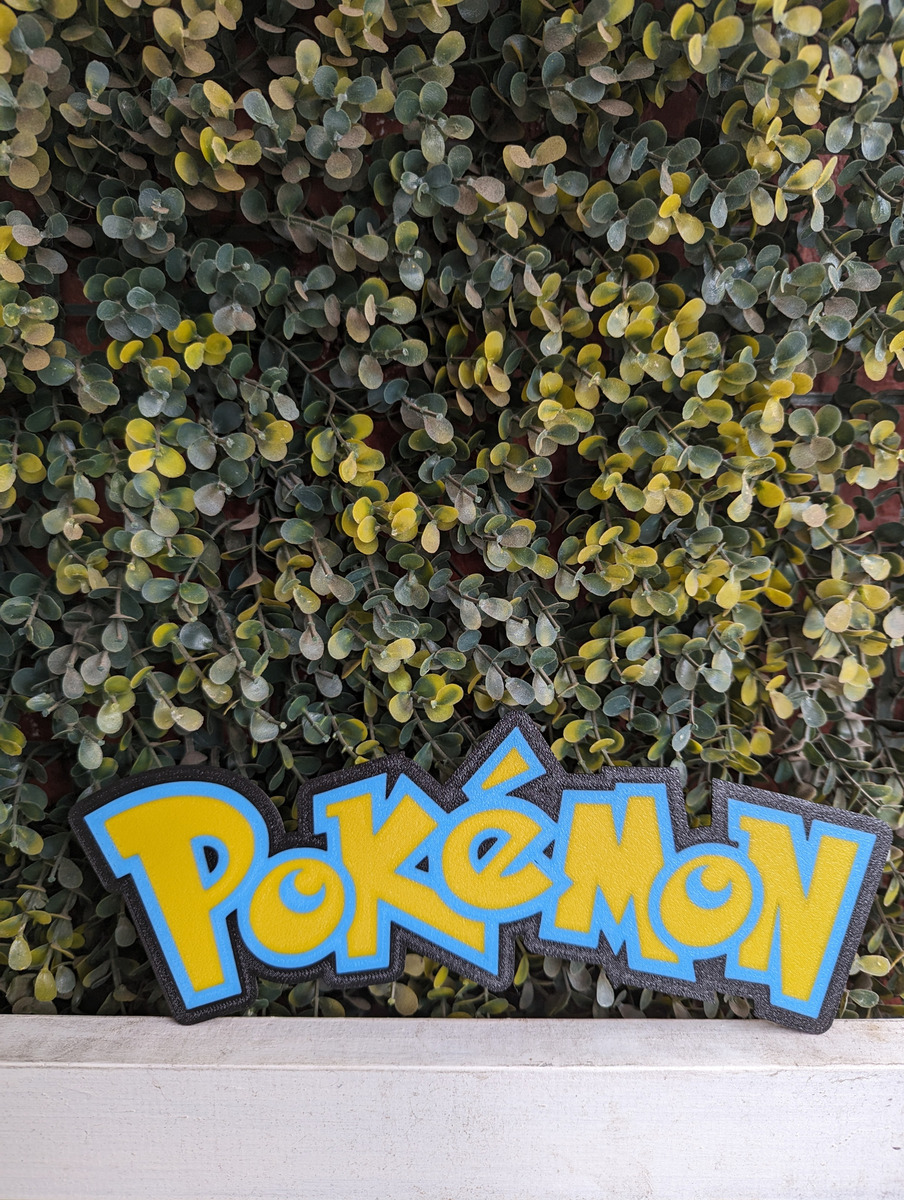 Lampara Velador Led 3d Pokemon Negro Blanco - Image 2