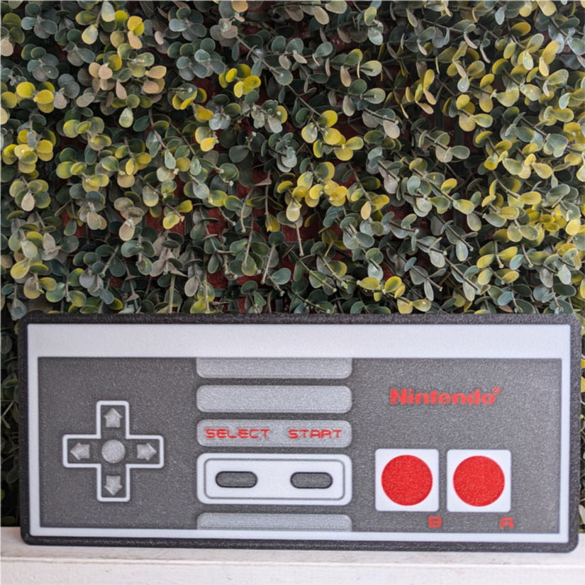 Lampara Velador Led 3d Lampara Joystick Nintendo Nes Negro Blanco - Image 2