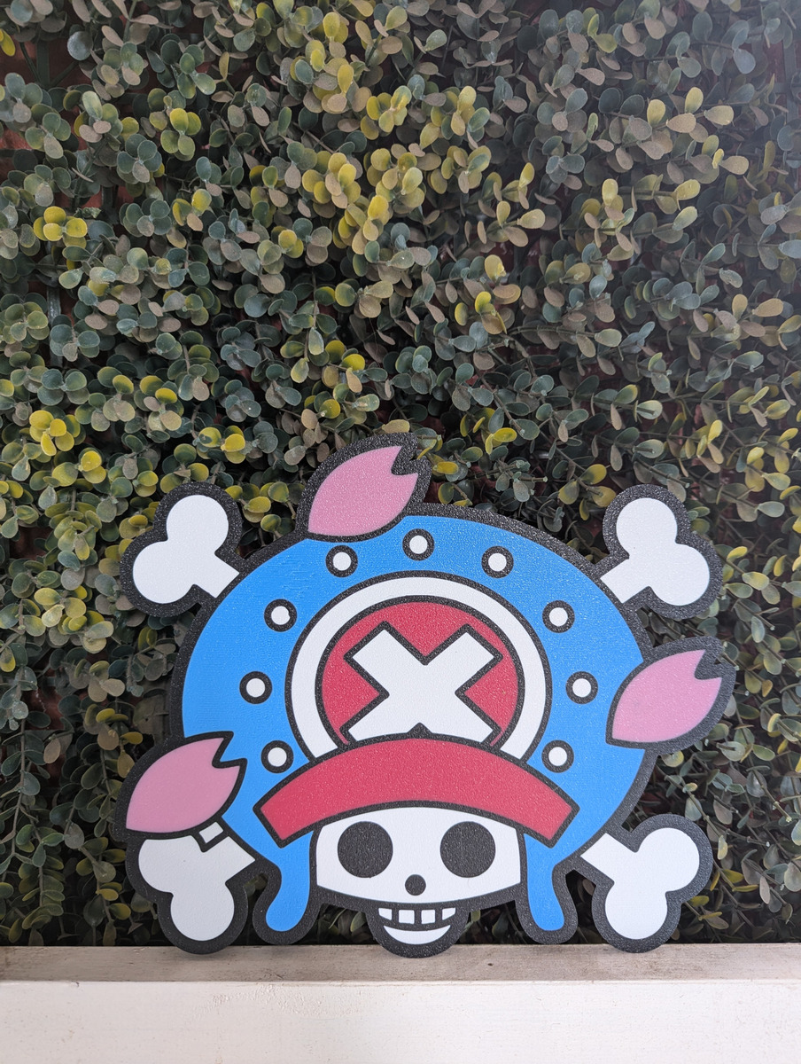 Lampara Velador Led 3d Chopper One Piece Negro - Image 2