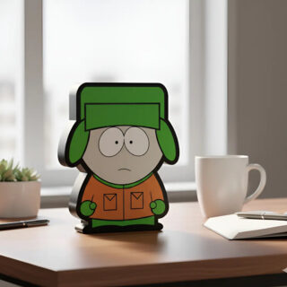 Lampara Velador Led 3d South Park Kyle Negro Blanco
