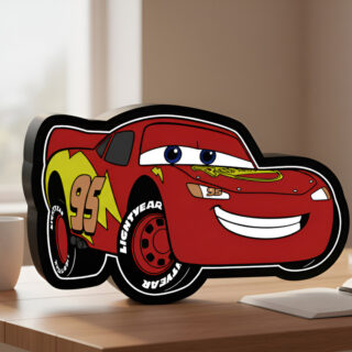 Lampara Velador Led 3d Bts Negro Blanco