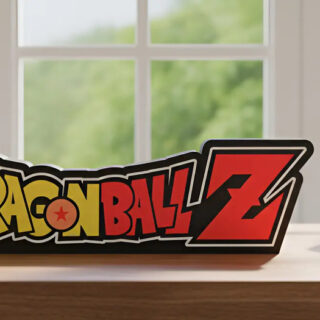Lampara Velador Led 3d Dragonball Z Negro Amarillo