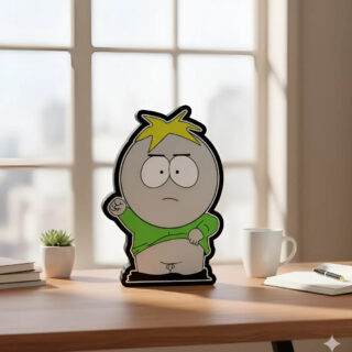 Lampara Velador Led 3d South Park Carmat 1 Negro Blanco