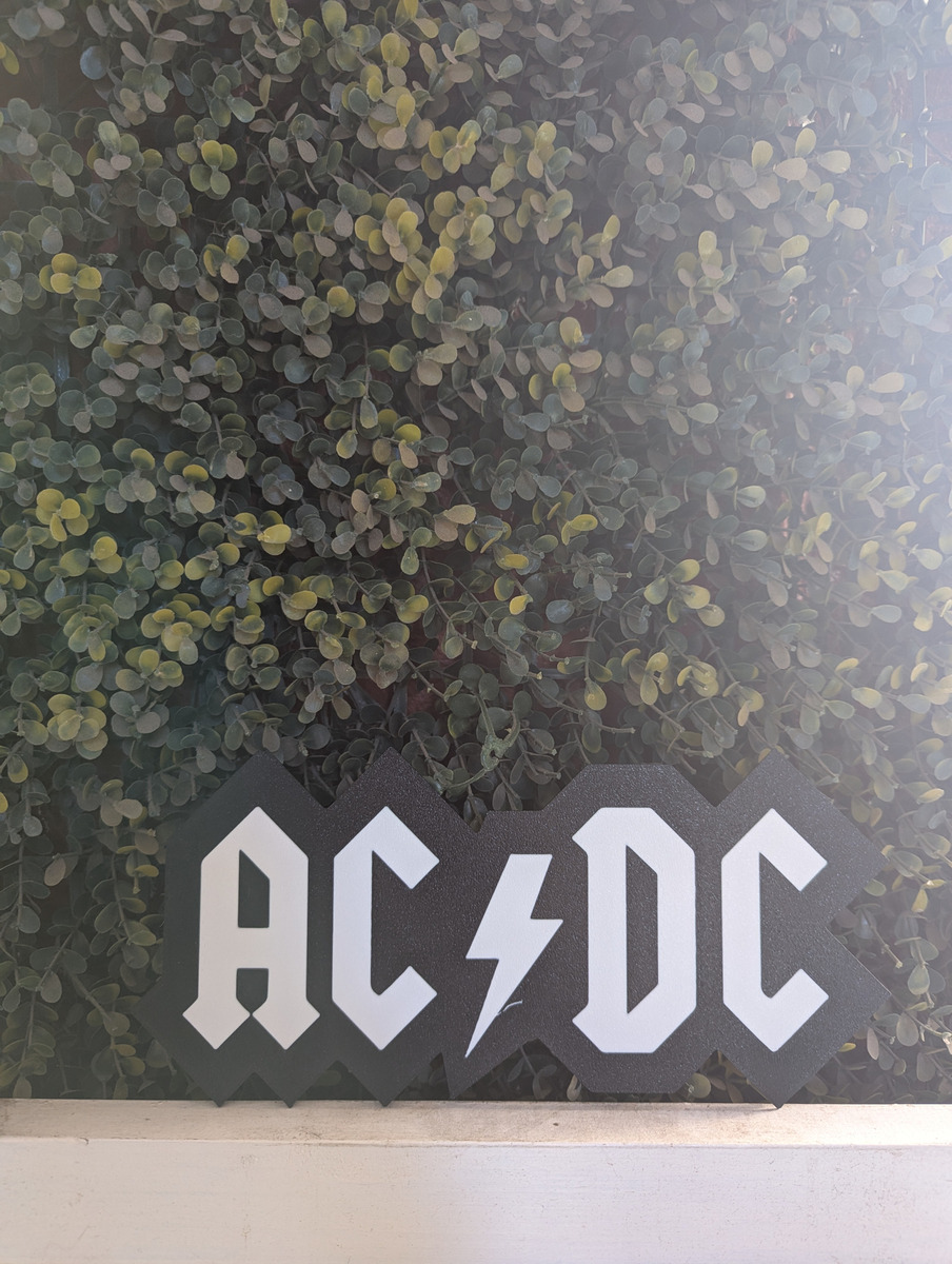 Lampara Velador Led 3d Acdc Negro Blanco - Image 2