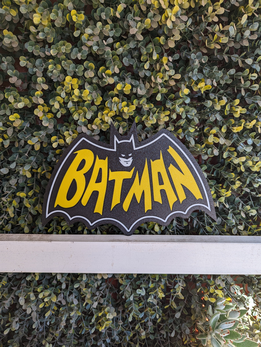 Lampara Velador Led 3d Batman Negro Blanco - Image 2