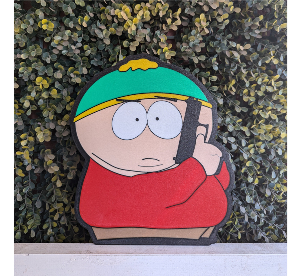 Lampara Velador Led 3d South Park Carmat 1 Negro Blanco - Image 3